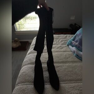 Black Over-the-Knee Boots